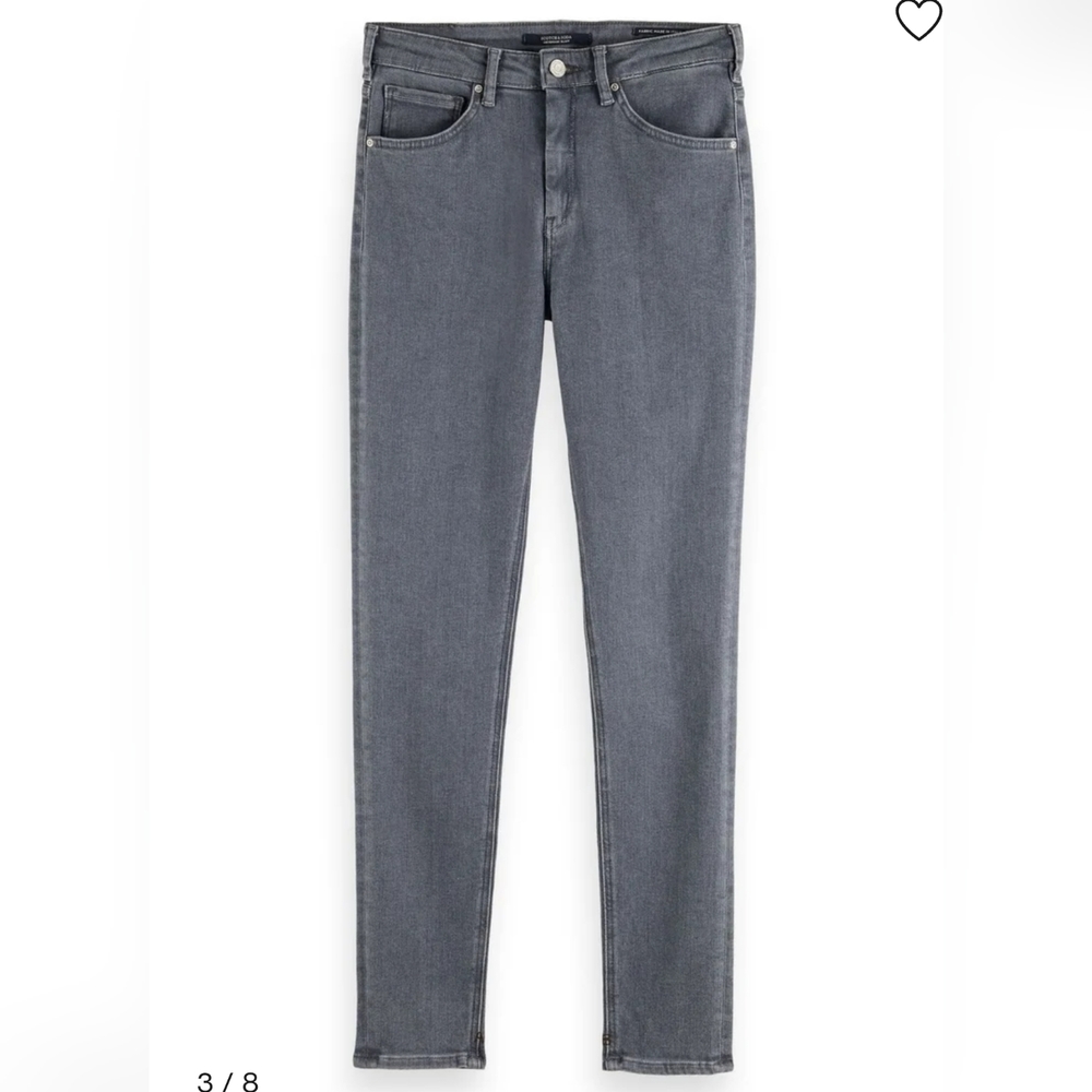 Scotch & Soda Amsterdams Blauw Haute High rise Skinny
